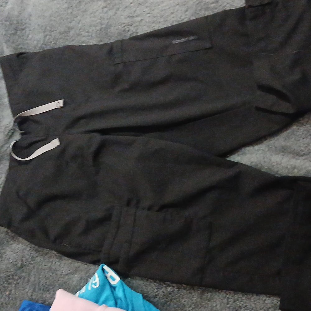 Scrub pants black size XS